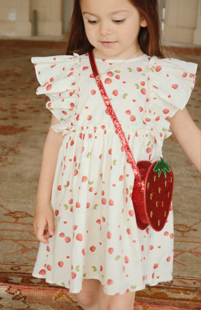 Tut Strawberry Shoulder Bag - Barbados Cherry