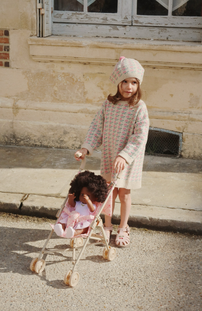 Doll Stroller - Lacy Pink