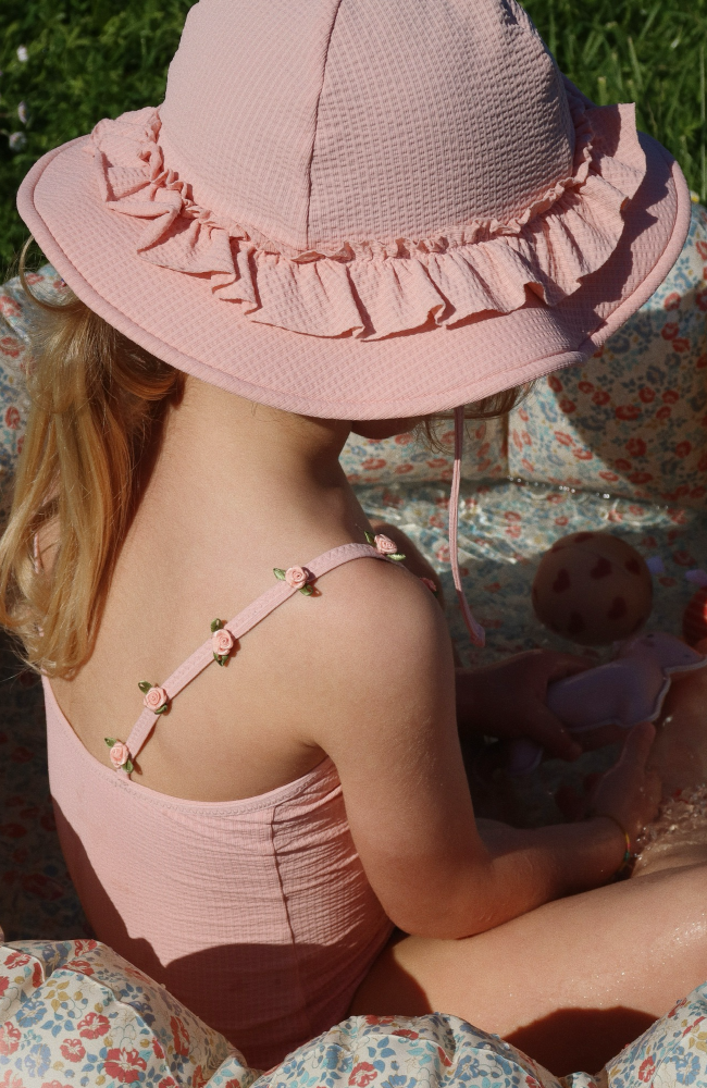 Fleuri Swim Hat - Powder Pink