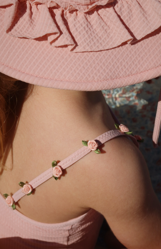 Fleuri Swim Hat - Powder Pink