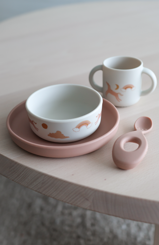 Vivi Printed Tableware Set - Dream/Ecru