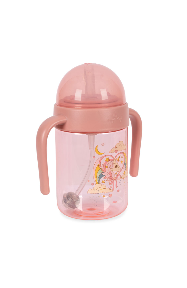 Baby Bottle With Handle - Horn Stars