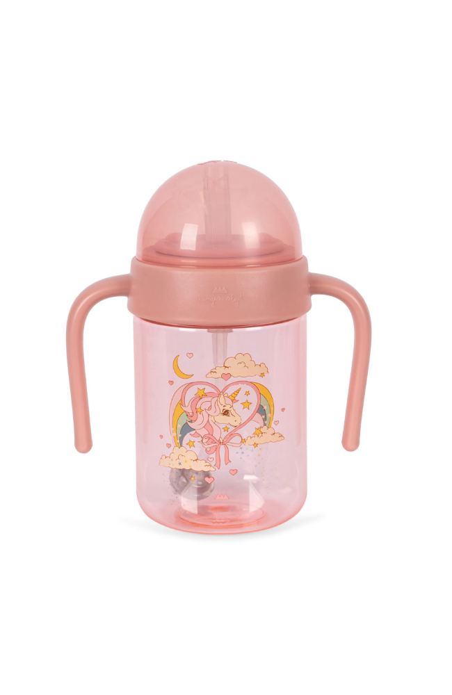 Baby Bottle With Handle - Horn Stars