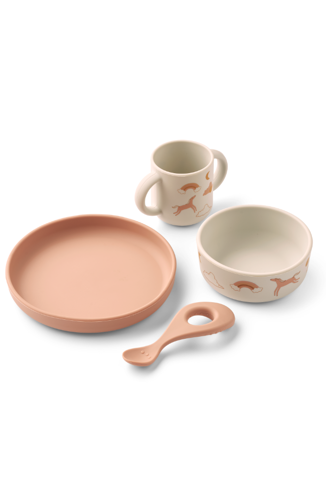 Vivi Printed Tableware Set - Dream/Ecru