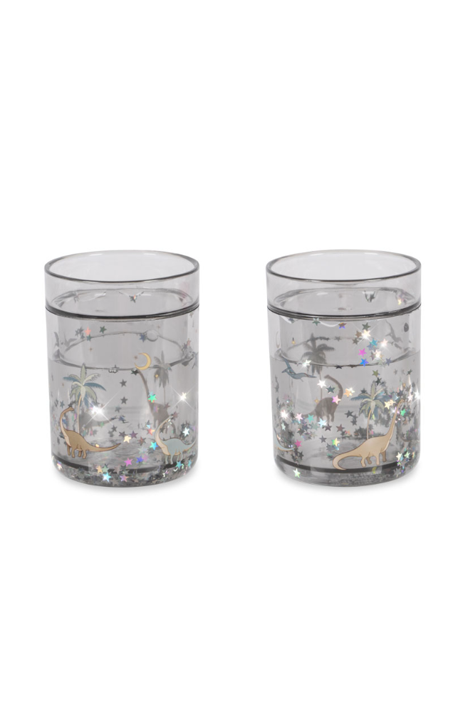 2 Pack Glitter Cup - Dino