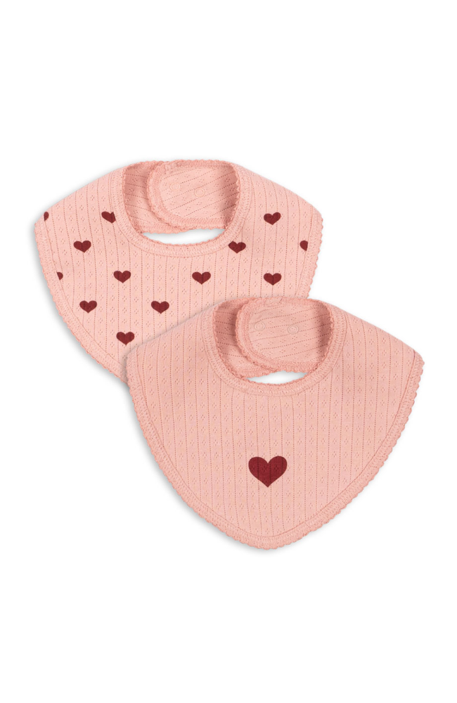 Minnie 2 Pack Bib - Mellow Rose