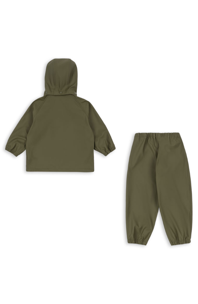 Plainy Rain Set - Burnt Olive