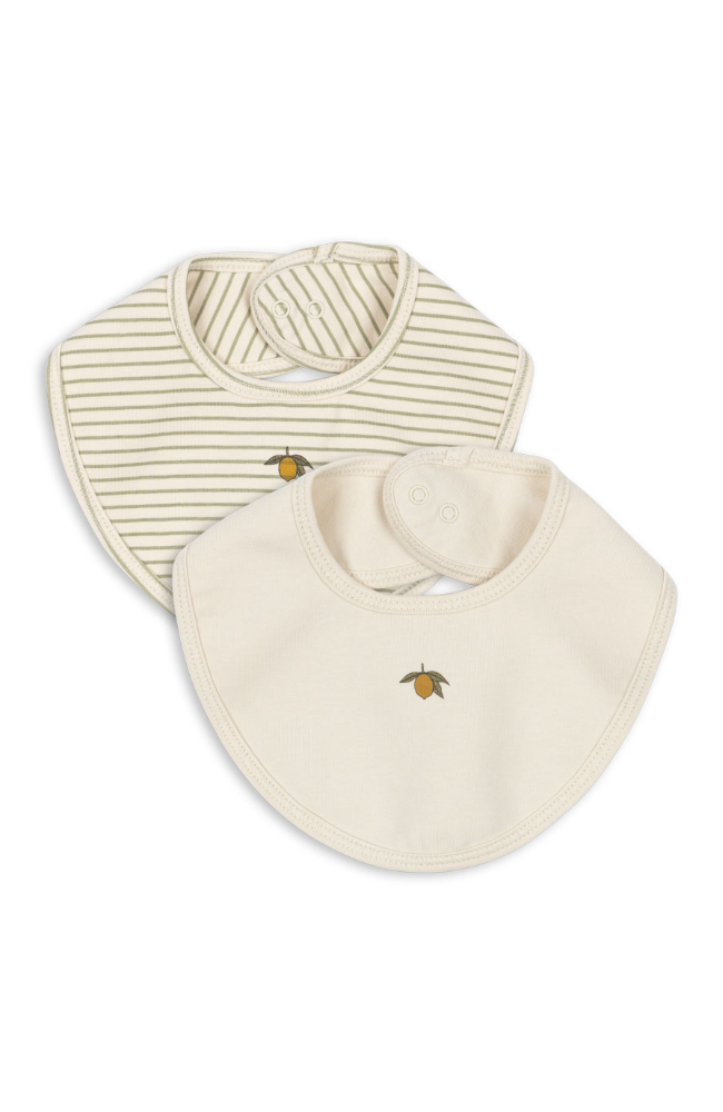 Basic 2 Pack Bib - Tea Stripe