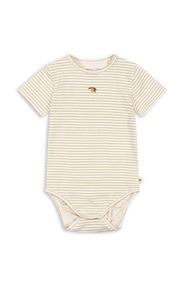 Basic Short Sleeve Body - Tea Stripe