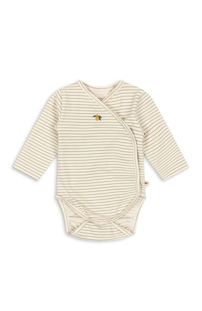 Basic Newborn Body - Tea Stripe