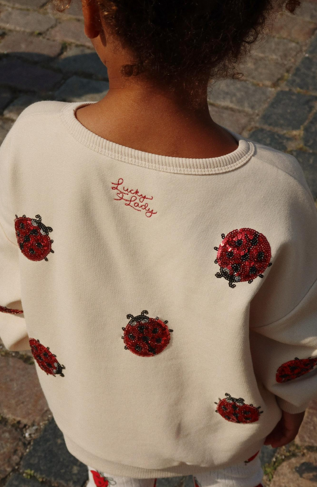 Lou Ladybug Glitter Sweatshirt - Ladybug Glitter