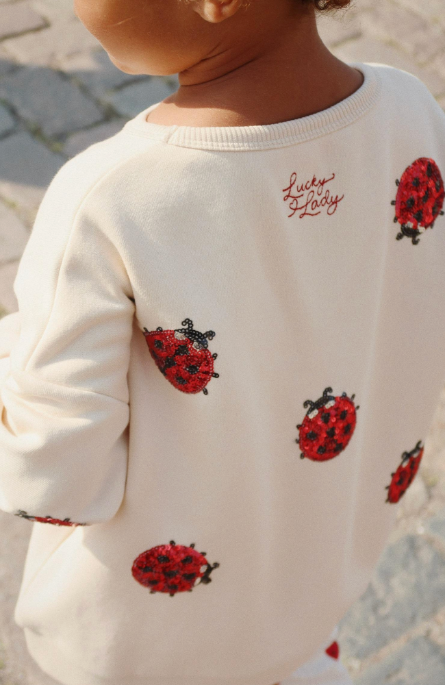 Lou Ladybug Glitter Sweatshirt - Ladybug Glitter