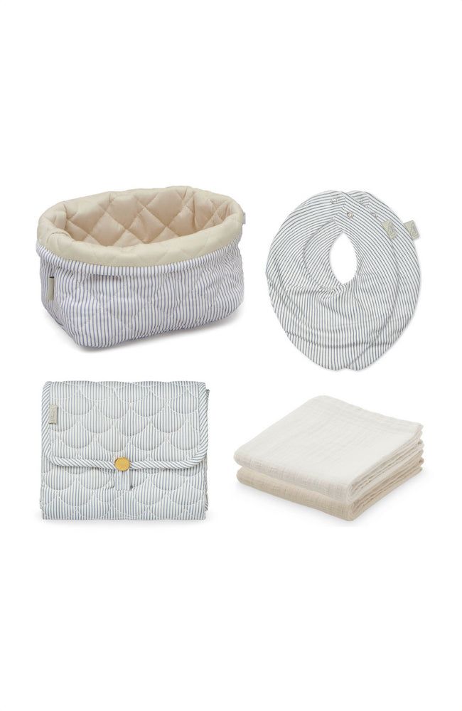 Baby Care Gift Set - Classic Stripes Blue