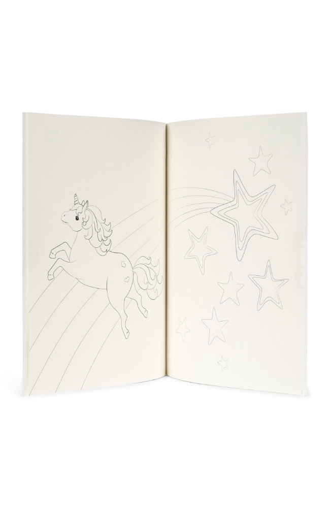 Coloring Book and Crayons - Unicorn