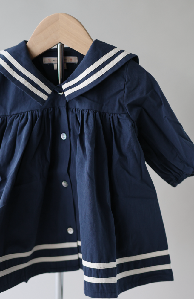 Sailor Dress - Navy