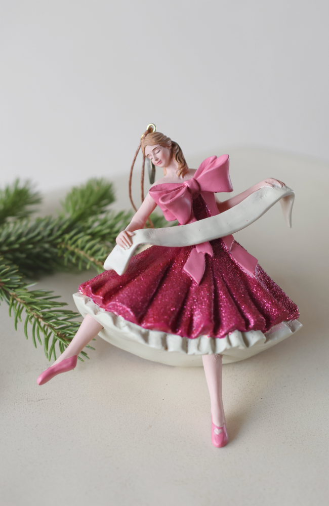 Christmas Ornament - Bow Ballerina