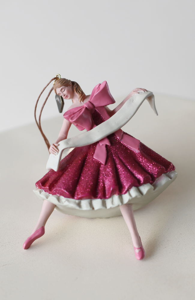 Christmas Ornament - Bow Ballerina