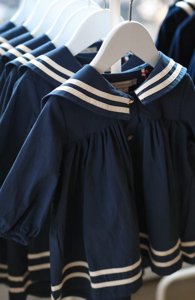 Sailor Dress - Navy