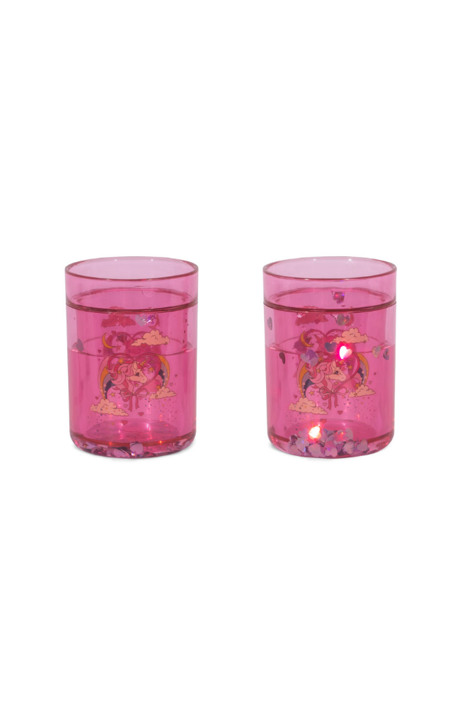 2 Pack Glitter Cup - Horn Stars