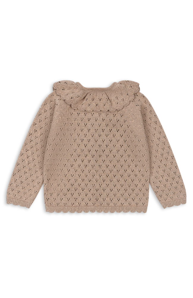 Holiday Knit Cardigan - Creme