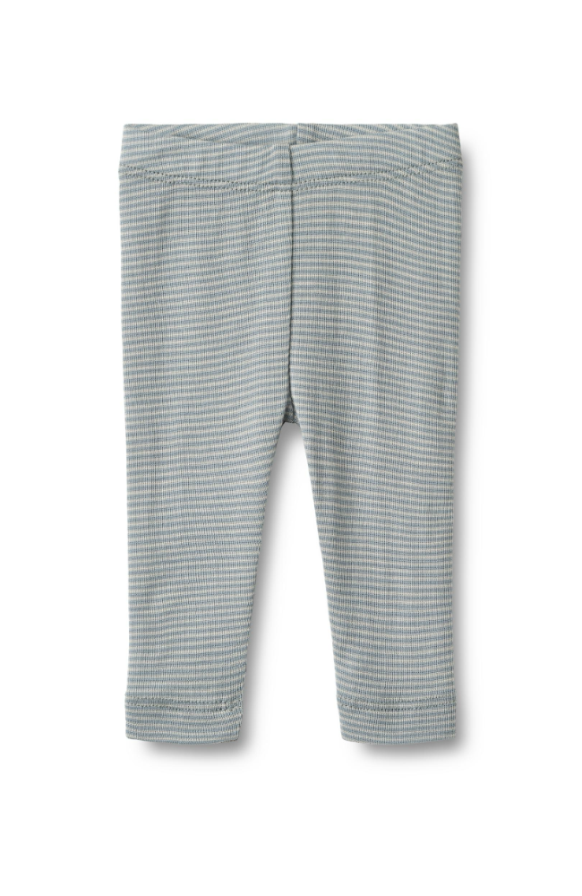 Wool Leggings Agi Baby - Cloudy Sky Stripe