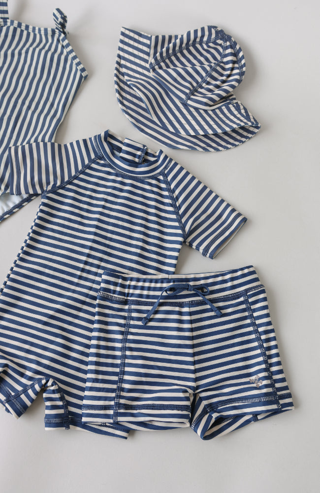 Swim Shorts Ulrik - Indigo stripe