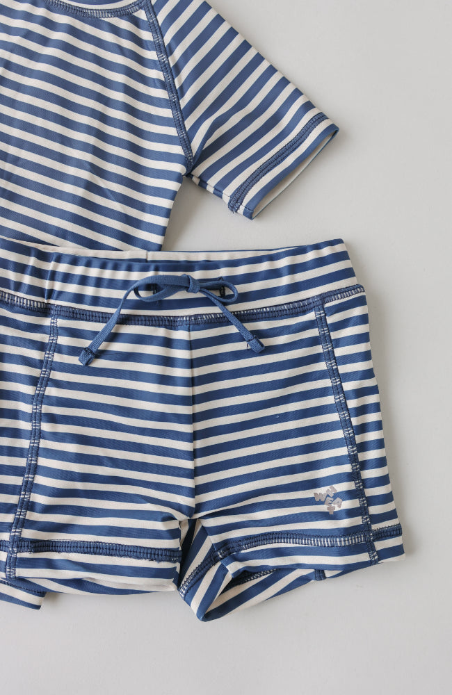Swim Shorts Ulrik - Indigo stripe