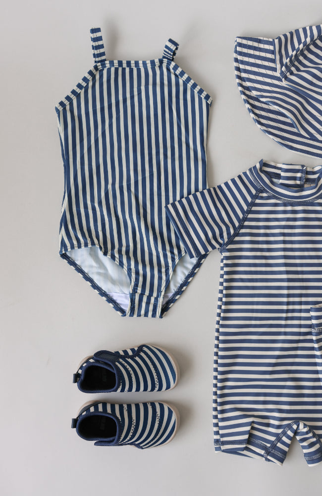 Swimsuit Manon - Indigo stripe