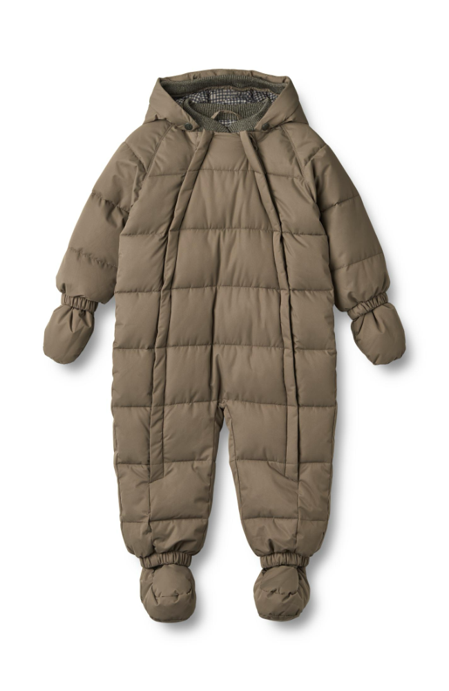 Puffer Baby Suit Edem - Dry Wood