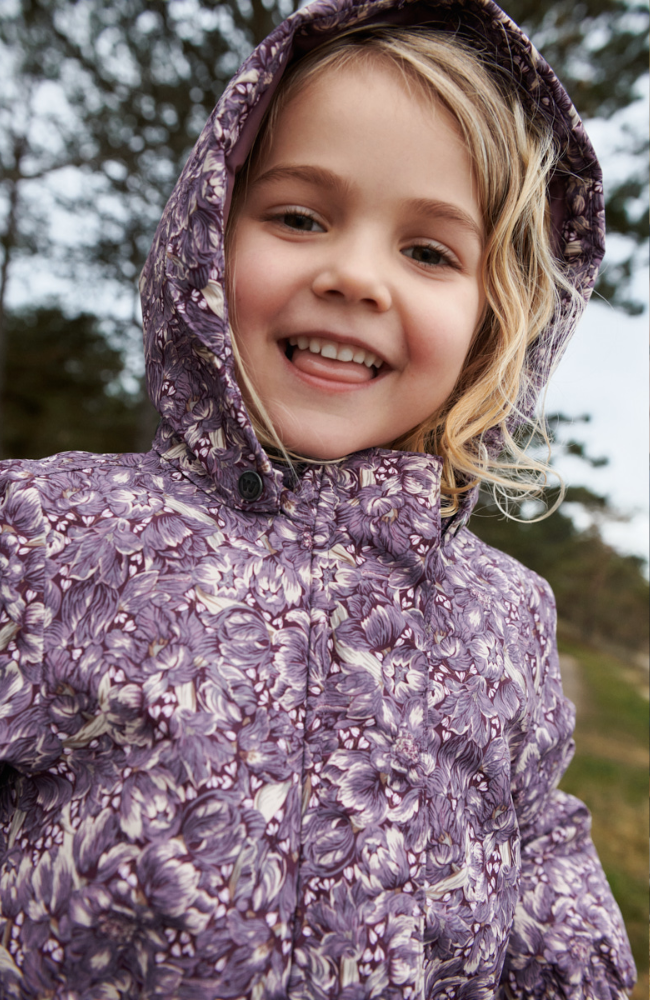 Snowsuit Miko Tech - Purple Tulips st.104-128