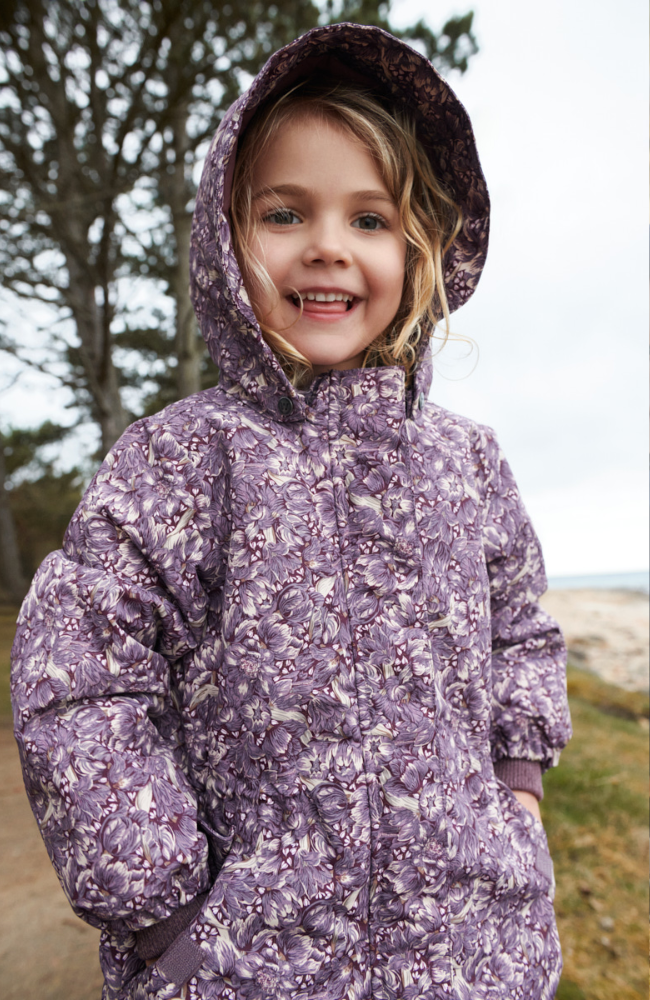 Jacket Mathilde Tech - Purple Tulips st.98-152