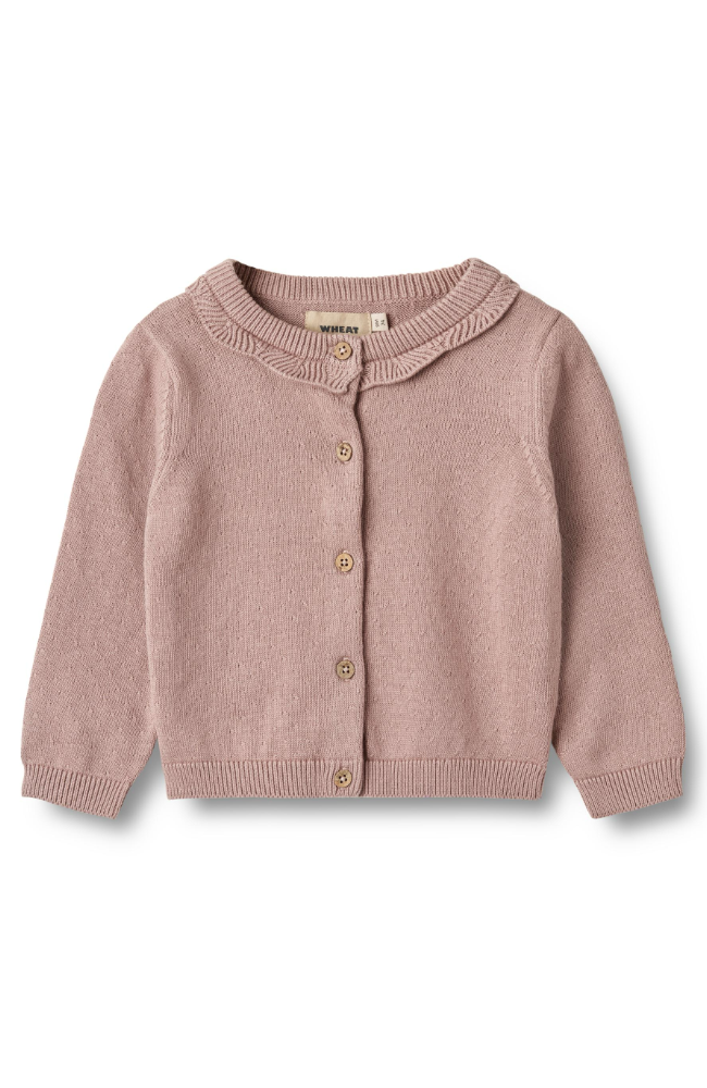 Knit Cardigan Amy Baby - Dry Rose st.62-92