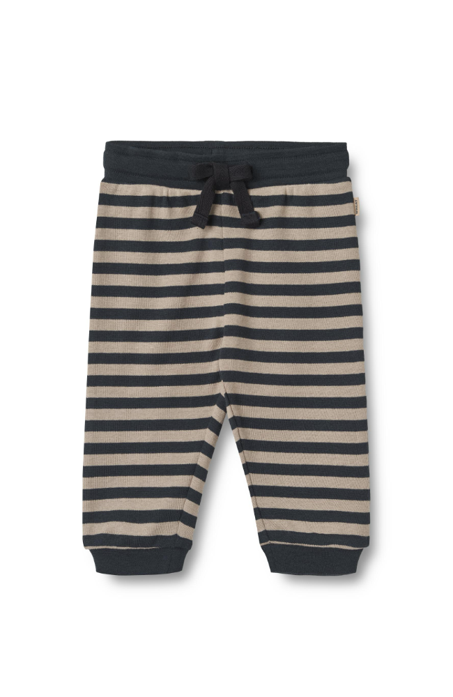 Jersey Pants Leo - Navy Stripe