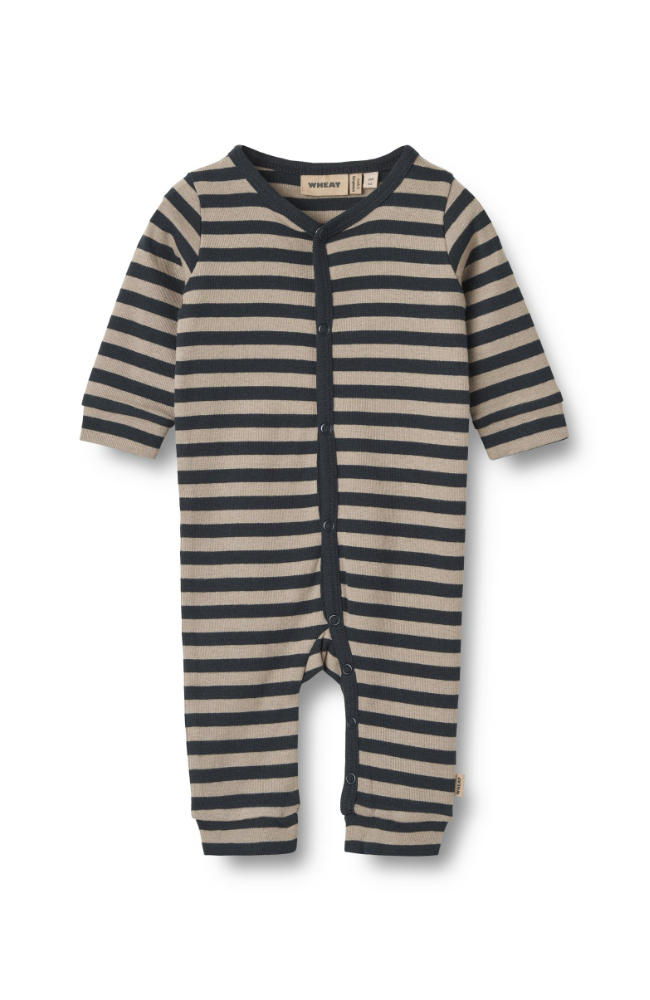 Jumpsuit L/S Bendji - Navy Stripe