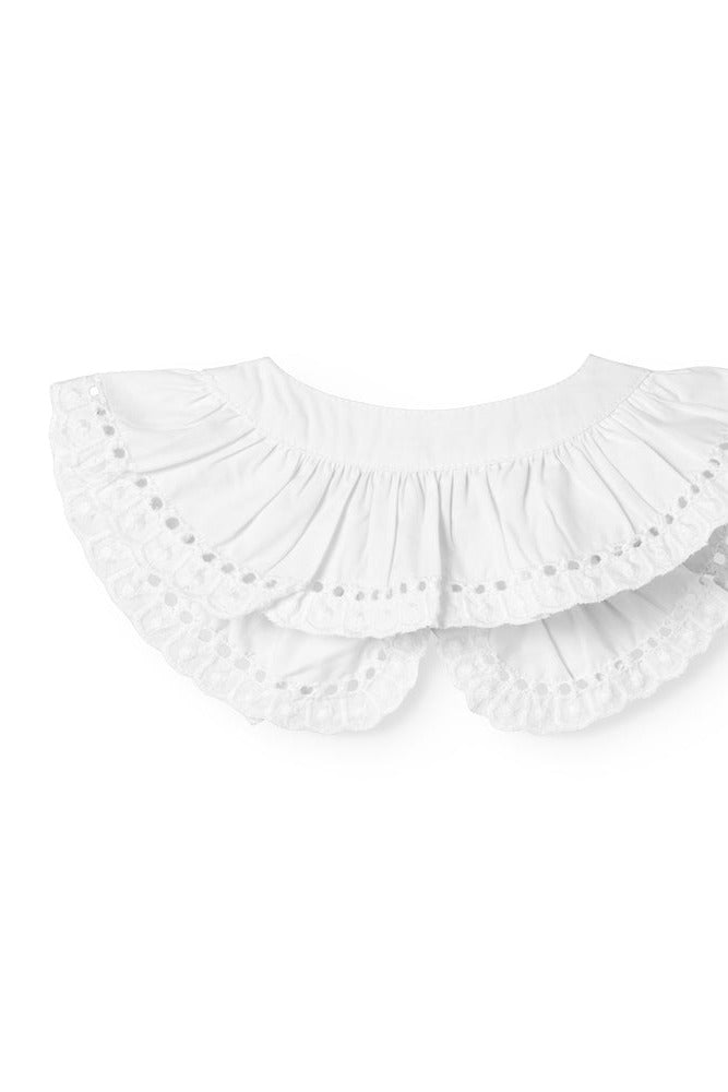 Adia Lace Collar - White