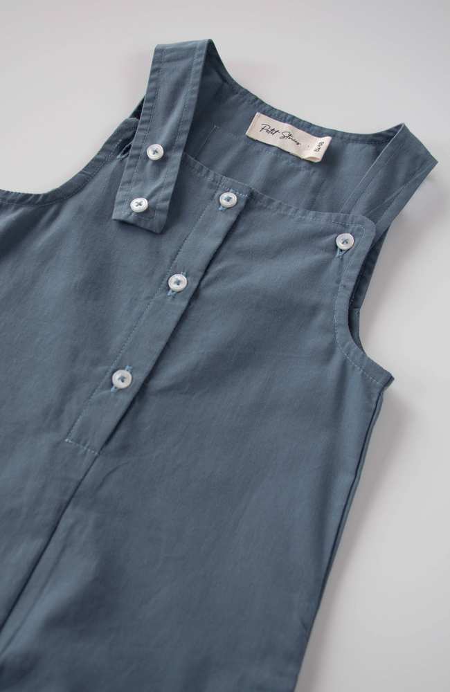 Tommi Dungarees - Stormy Blue