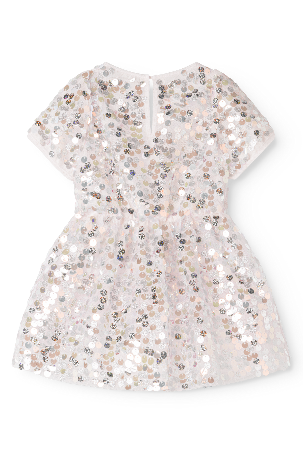 Dua Baby Dress - Silver Disco