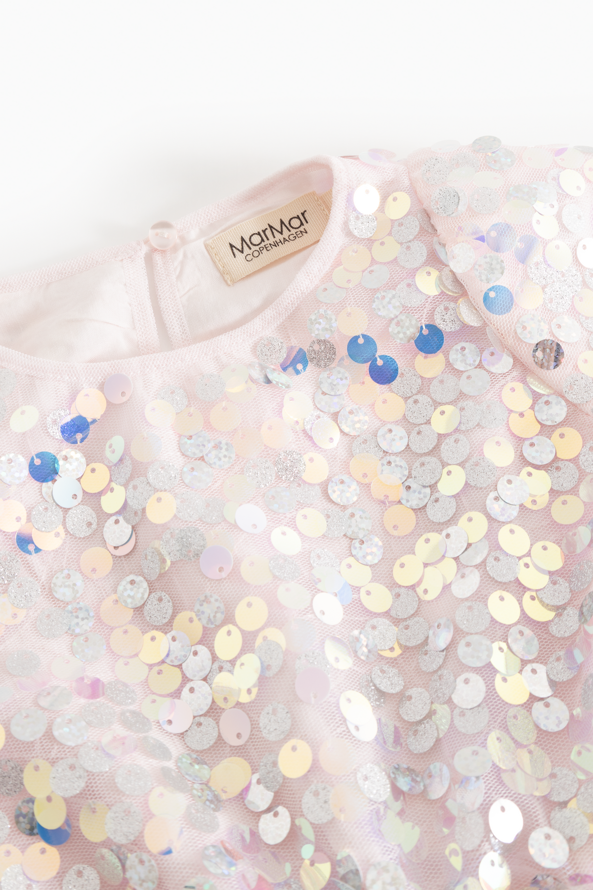 Dua Baby Dress - Silver Disco