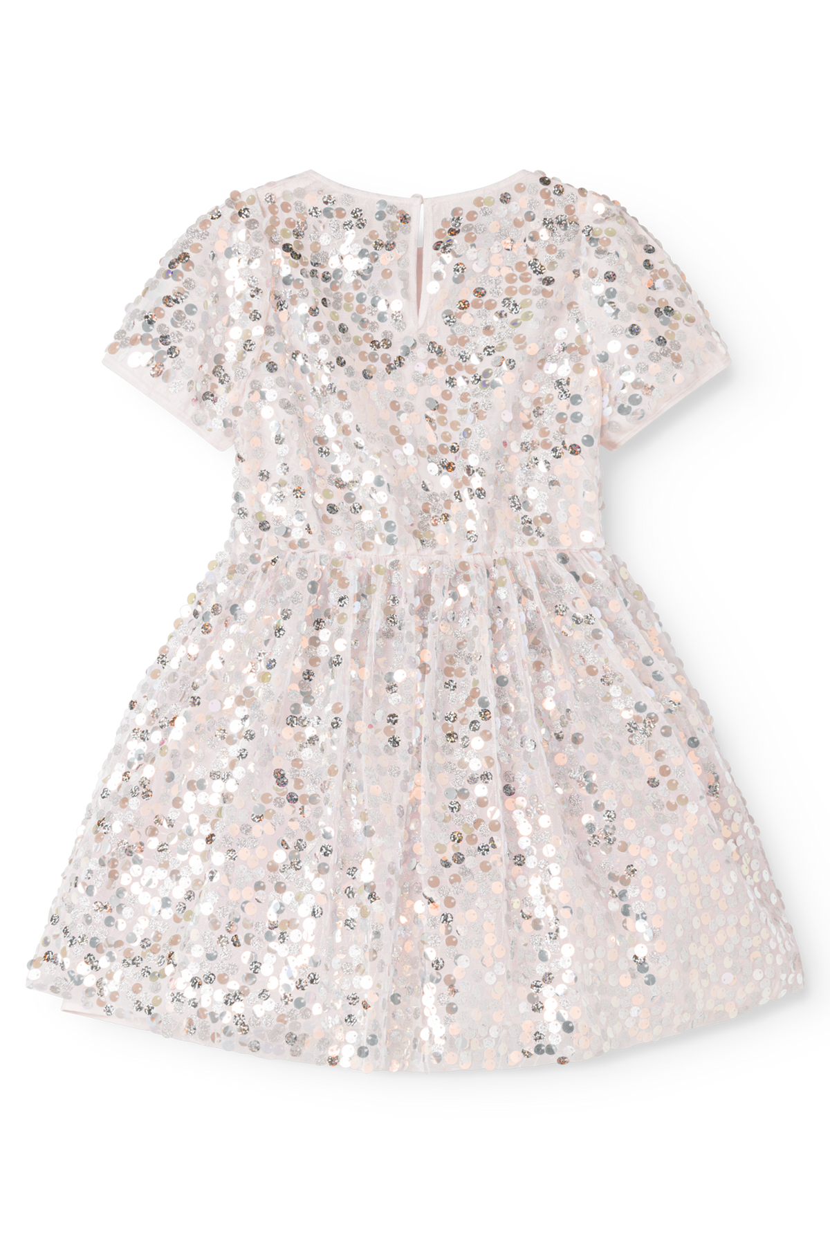 Dua Dress - Silver Disco