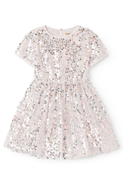Dua Dress - Silver Disco