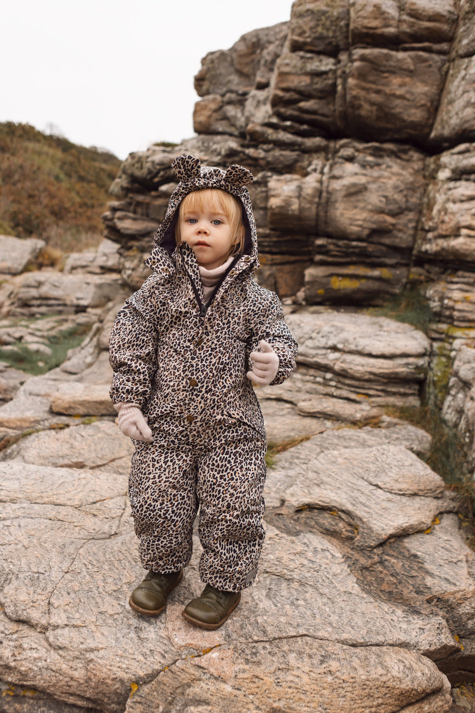 Ollie Snow Suit - Leopard