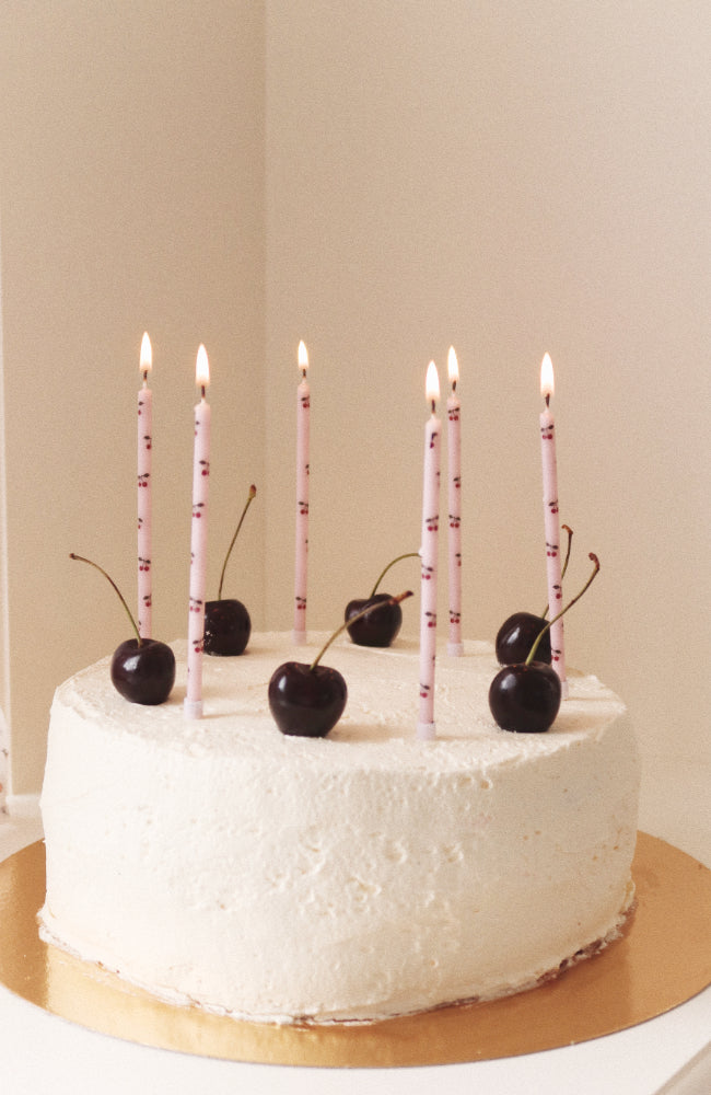 Birthday Candles Print - Cherry