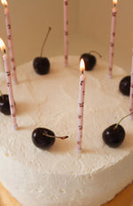 Birthday Candles Print - Cherry