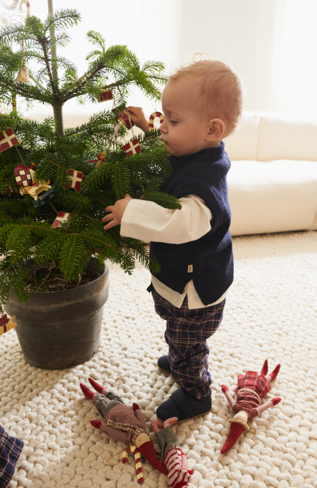 Trousers Gustav - Navy Check