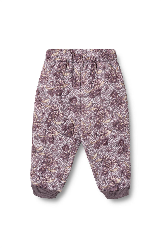 Thermo Pants Alex Baby - Lilac Tulips / st.74-92