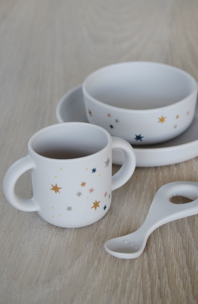 Vivi Printed Tableware Set - Star Bright/Sandy