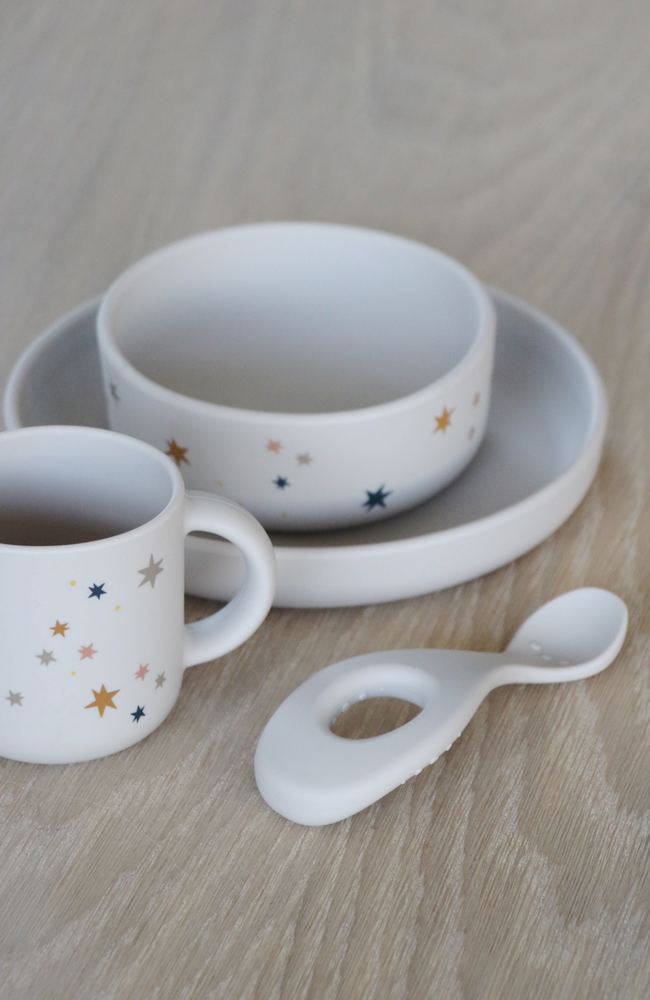 Vivi Printed Tableware Set - Star Bright/Sandy