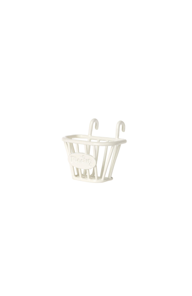 Tricycle Basket, Mouse - White