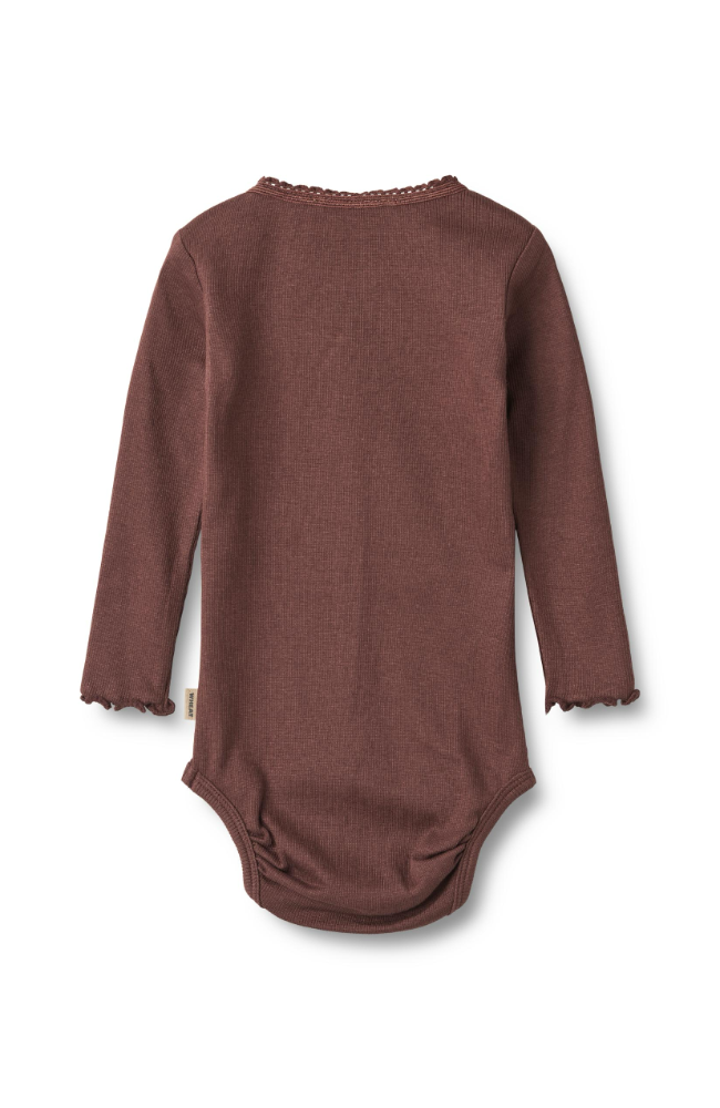 Rib Body L/S Lotta - Eggplant