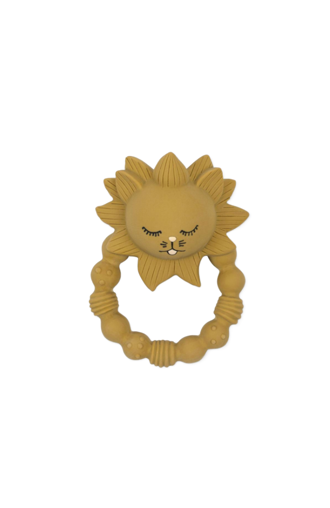 Teether Ring Lion - Mustard